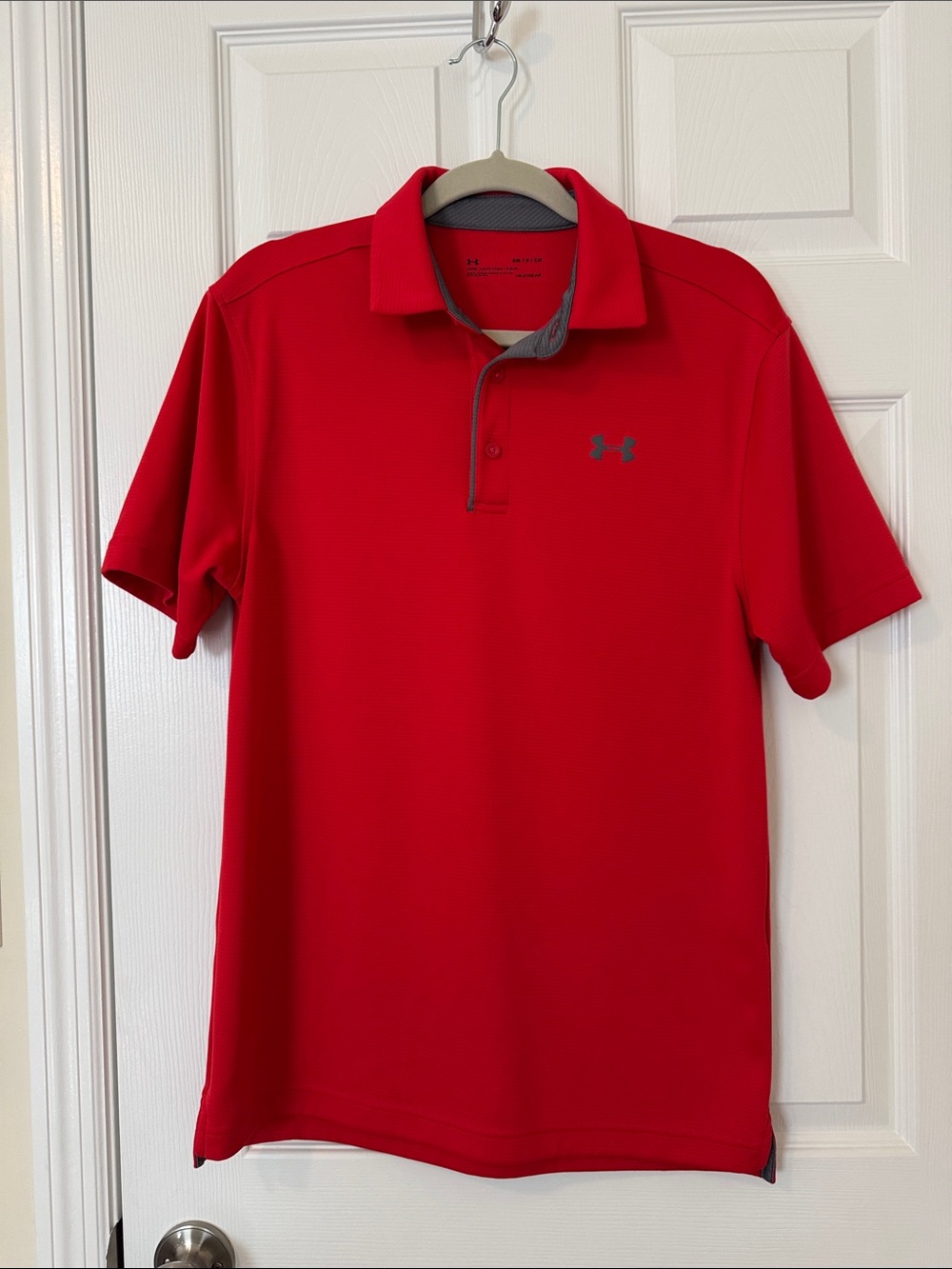 Under Armour Men’s Red Short-Sleeve Performance Polo